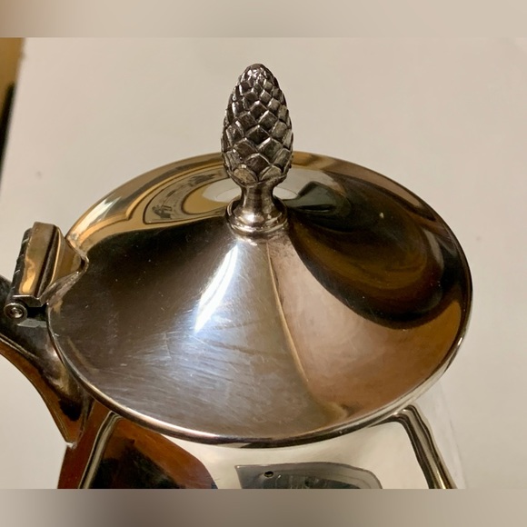 Mid Century Vintage Gorham Silver Paul Revere Pineapple Finial Coffee Pot Carafe - Picture 4 of 16